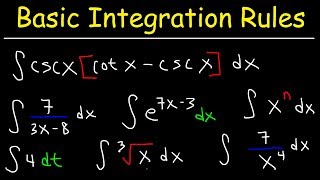 Basic Integration Problems [upl. by Asus]