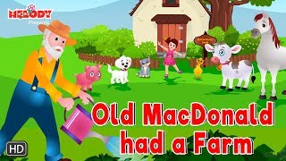 Old MacDonald Had a Farm with Lyrics  English Rhyme  Rhymes for Kids  Animated Rhymes [upl. by How514]