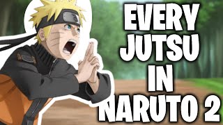 Every Jutsu In Naruto Part 2 [upl. by Leahcimed843]