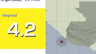 Sismo en la madrugada sorprendió a los guatemaltecos [upl. by Hesky]