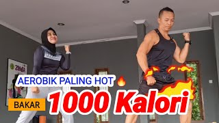 AEROBIK SUPER HOT 🔥 BAKAR 1000 KALORI ⁉️ [upl. by Eram849]